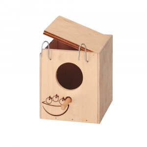 Т0024435 Домик-гнездо для птиц NIDO MINI наружный 11,5x12,5x12см FERPLAST