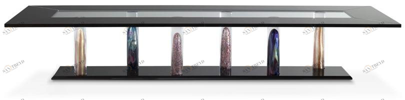 Reflex Прямоугольный обеденный стол из стекла Nautilus sun-id-1384965