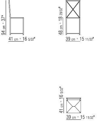 Flexform Металлический стул с открытой спинкой Moka sun-id-1463162 - Вид №5