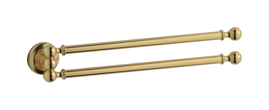 Двойная вешалка для полотенец WE ARE IB hr005os Brushed Gold Hermes