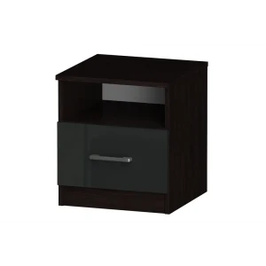91545934 Тумба Furnistyle Лайф 10861 40x45x40 см ЛДСП цвет венге/антрацит STLM-1469624