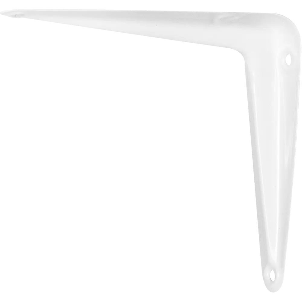 Кронштейн для полки Utility 10x12.5 см нагрузка до 10 кг металл цвет белый LARVIJ STLM-2099212