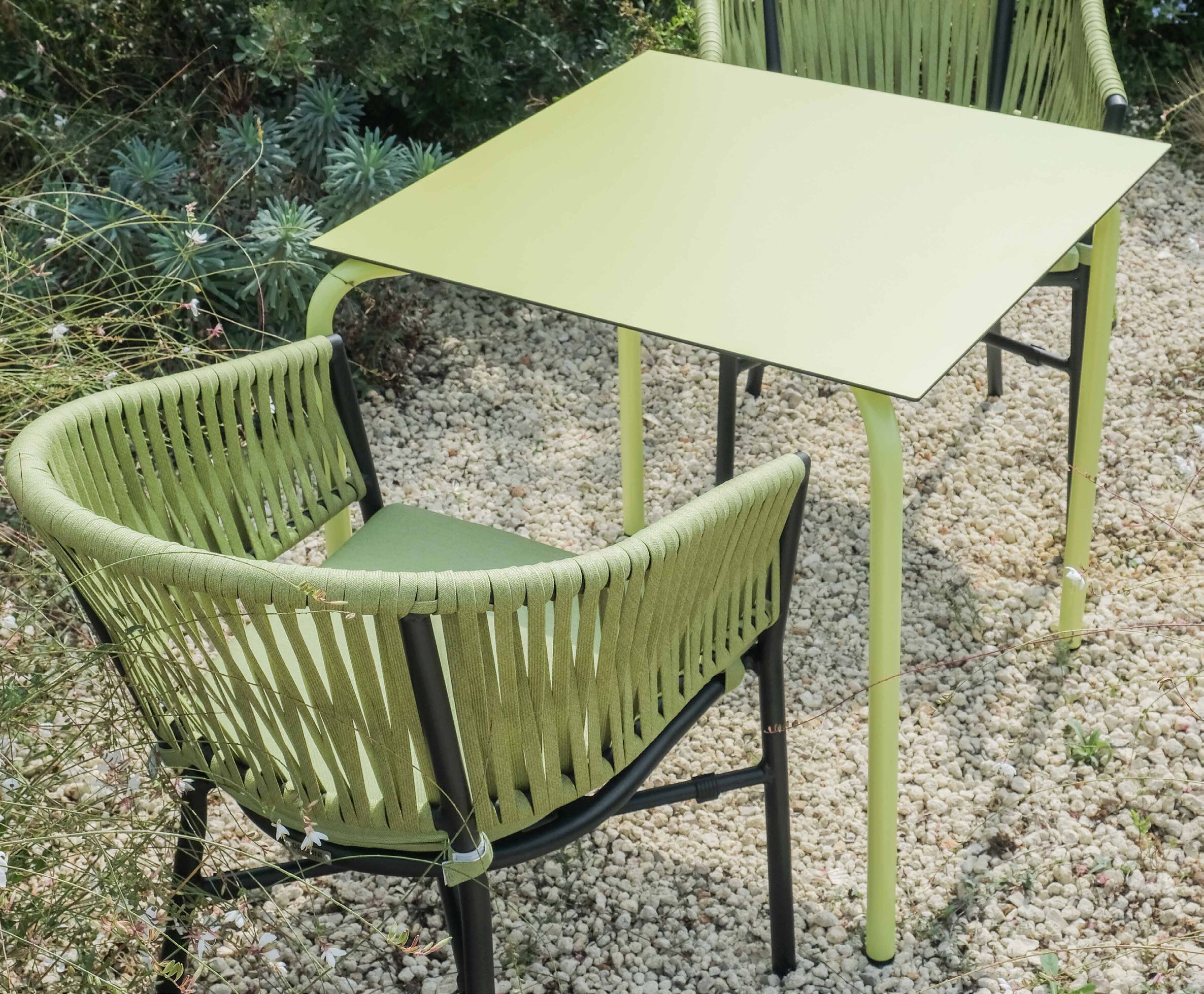 Квадратный садовый стол в HPL DRIGANI плоская поверхность ARCH-00088149 - Вид №1