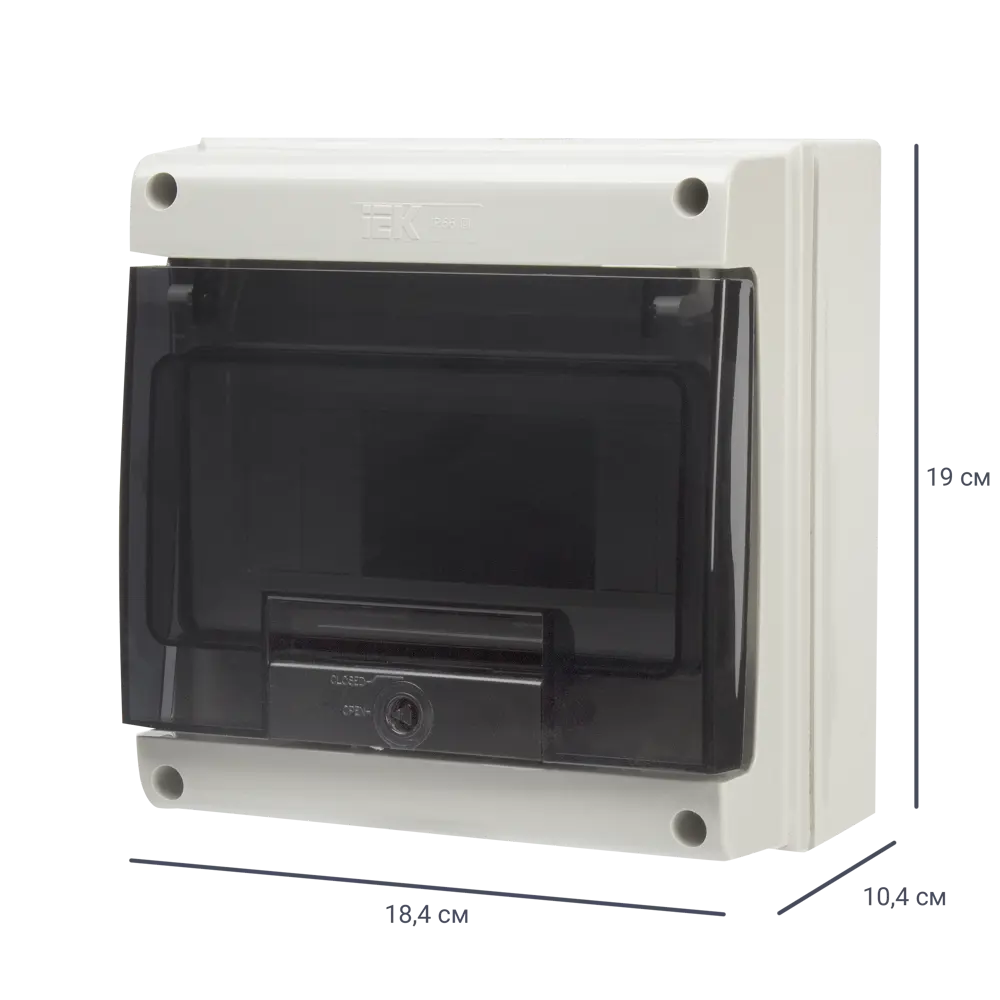 Щит распределительный навесной IEK Home КМПн-8 8 модулей IP66 пластик 15619535 STLM-2091232  - Вид №2