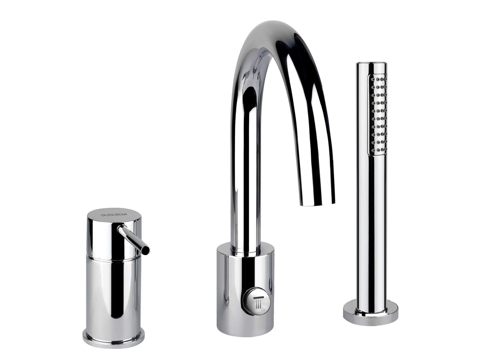 Набор для ванны с одной ручкой и ручным душем GUGLIELMI RUBINETTERIE Sprint One ARCH-00116437 - Вид №1