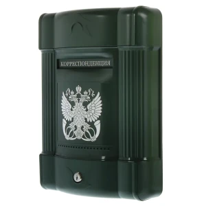 Ящик почтовый комбинированный «Духовность», цвет зелёный