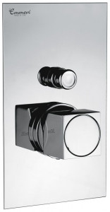 47019CR Внутристенный смеситель Siris на 2 выхода. Без рычага, цвет хром