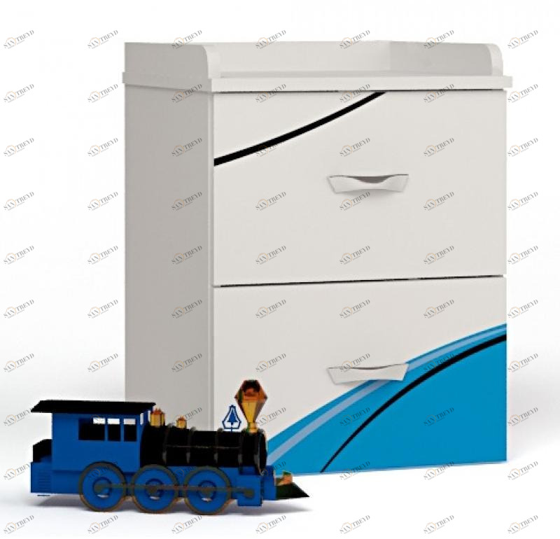 Тумба прикроватная ABC-KING La-Man голубой 4631148150898