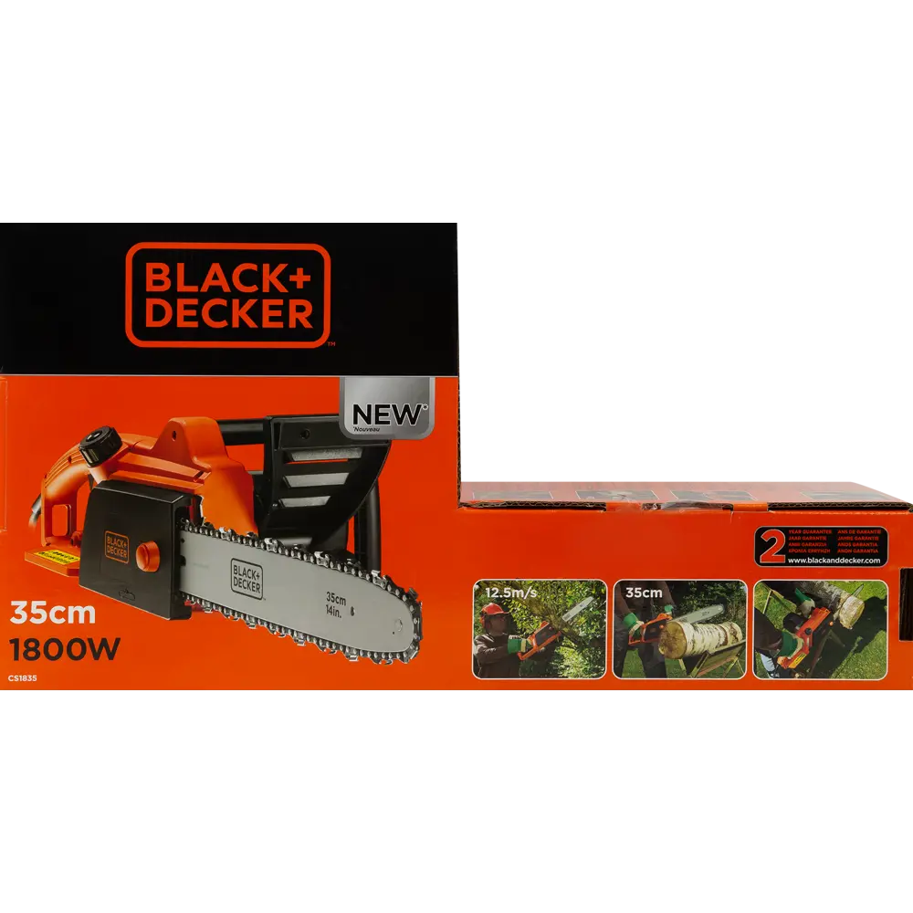 Электропила Black Decker 1800 Вт шина 35 см BLACK + DECKER STLM-2137586 - Вид №2