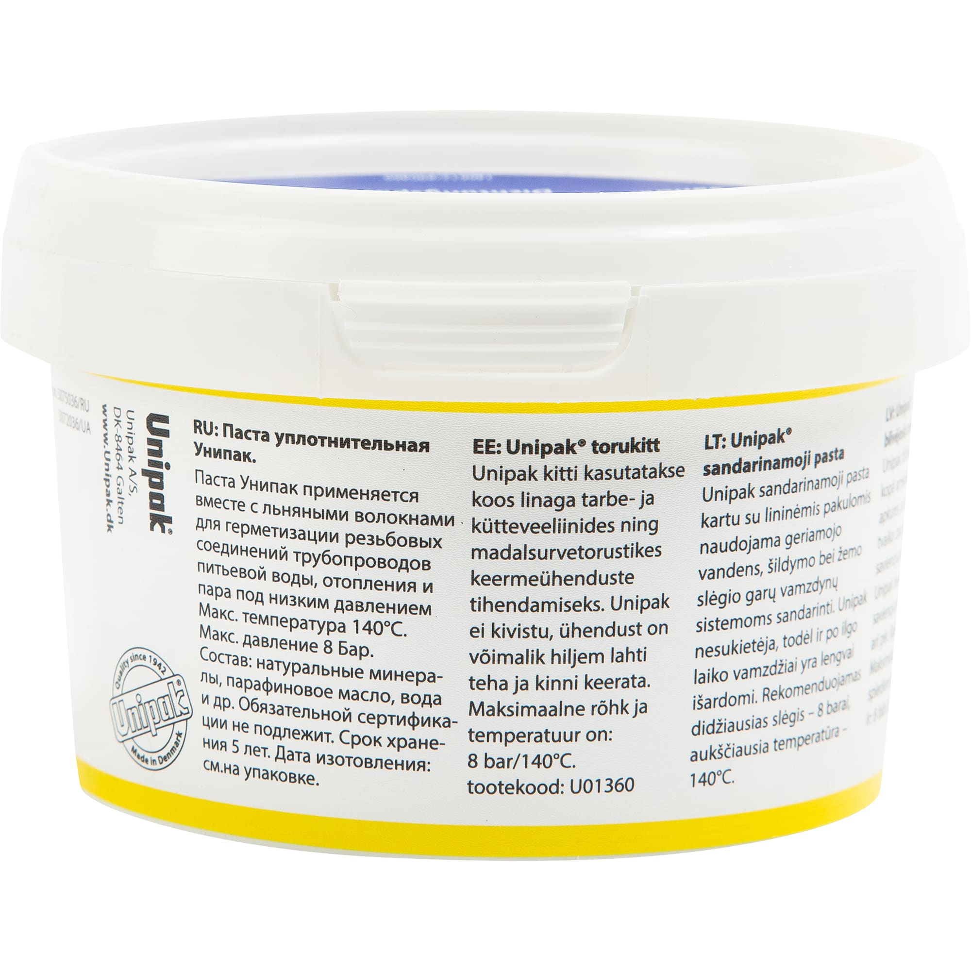 82992797 Паста UNIPAK для воды/пара, 360 грамм Santreyd  - Вид №1