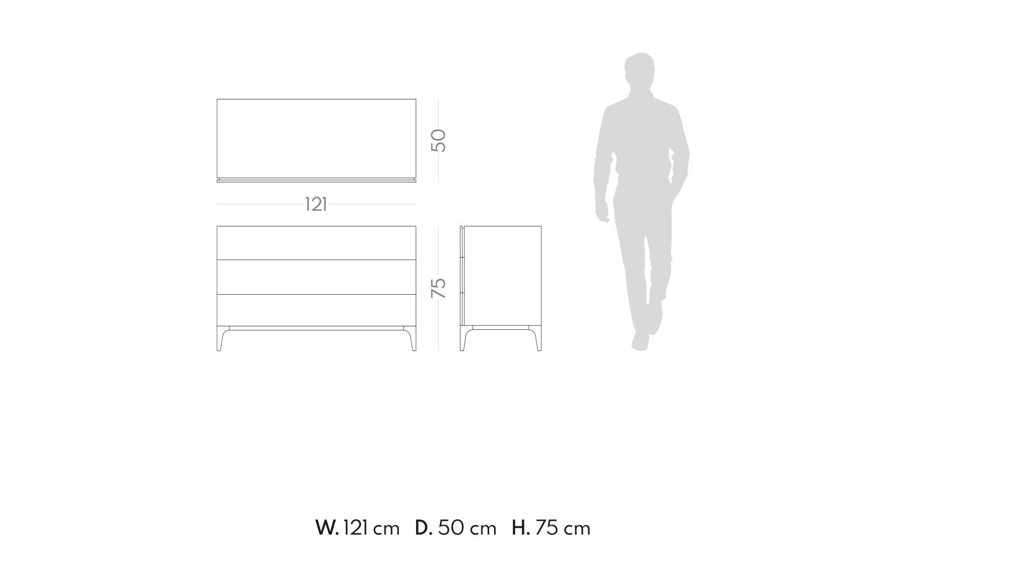 Деревянный комод PRADDY ARCH-00061948 - Вид №2
