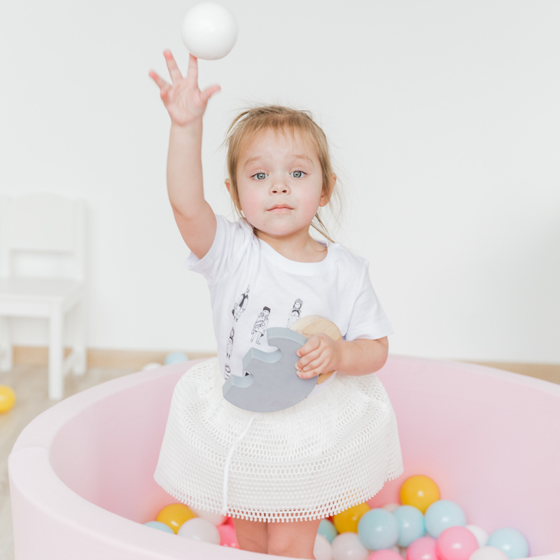 Детский сухой бассейн розовый (без шаров) VAMVIGVAM  281501 Розовый Santreyd  - Вид №8