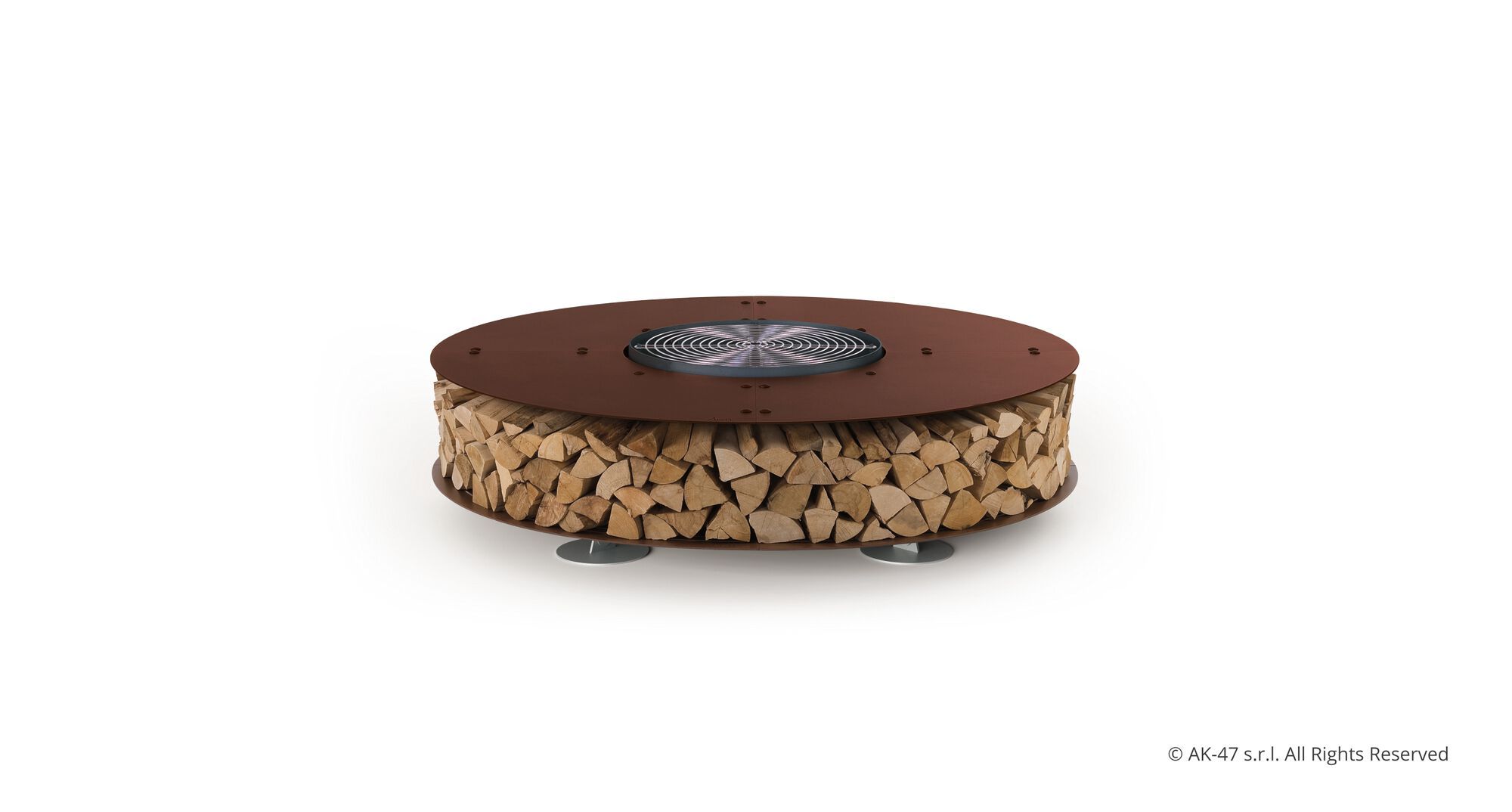 Стальная жаровня Ak47 Design ZERO STEEL ARCH-00077263 - Вид №6