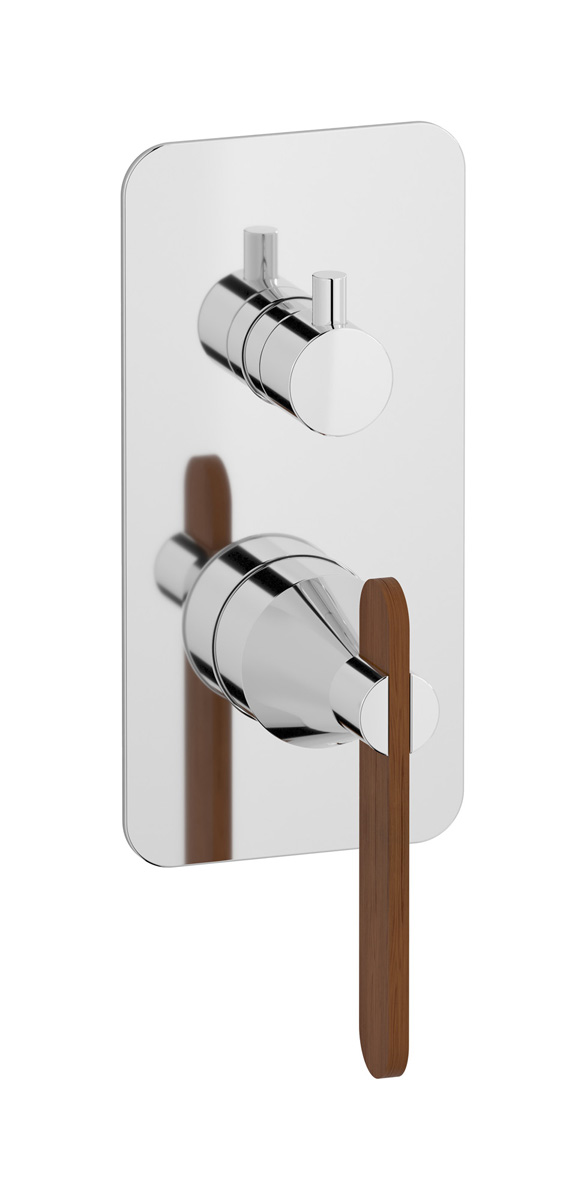 Встроенный смеситель для душа с двухходовым дивертером WE ARE IB oh305ss Chrome Soho