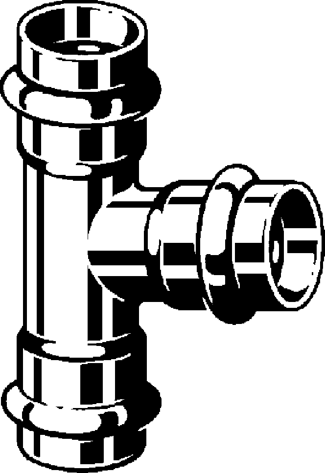 Viega Тройник Prestabo 1118 (558840) 558 840 - Вид №1