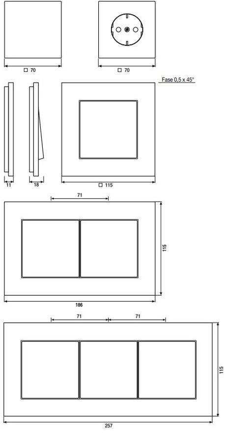 JUNG Гражданская серия в стекле Ls plus sun-id-1371255 - Вид №4