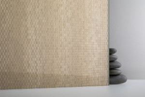 FSRT435 Стекло Vivitela с сеткой в ​​отражении с прослойкой каркаса из белого золота и стандартной отделкой Forms-surfaces