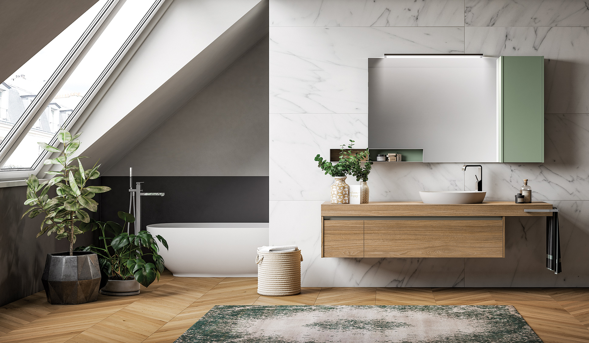 Kami 18 – 13 Mastella  Kami  Комплект мебели для ванной