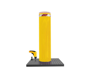 Полуавтоматический боллард с высоким уровнем безопасности