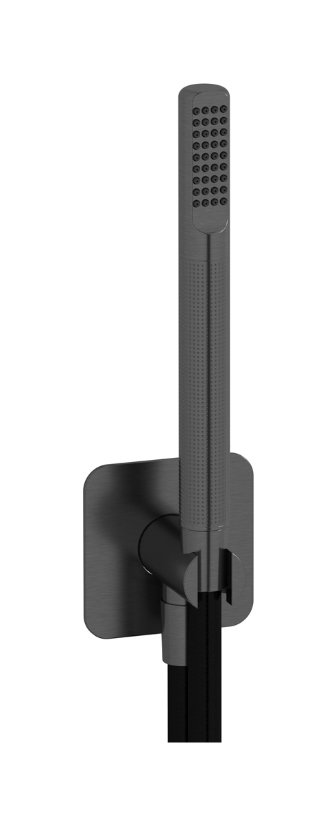 Ручной душ. WE ARE IB c6022cs_1 Brushed Black Chrome C-67