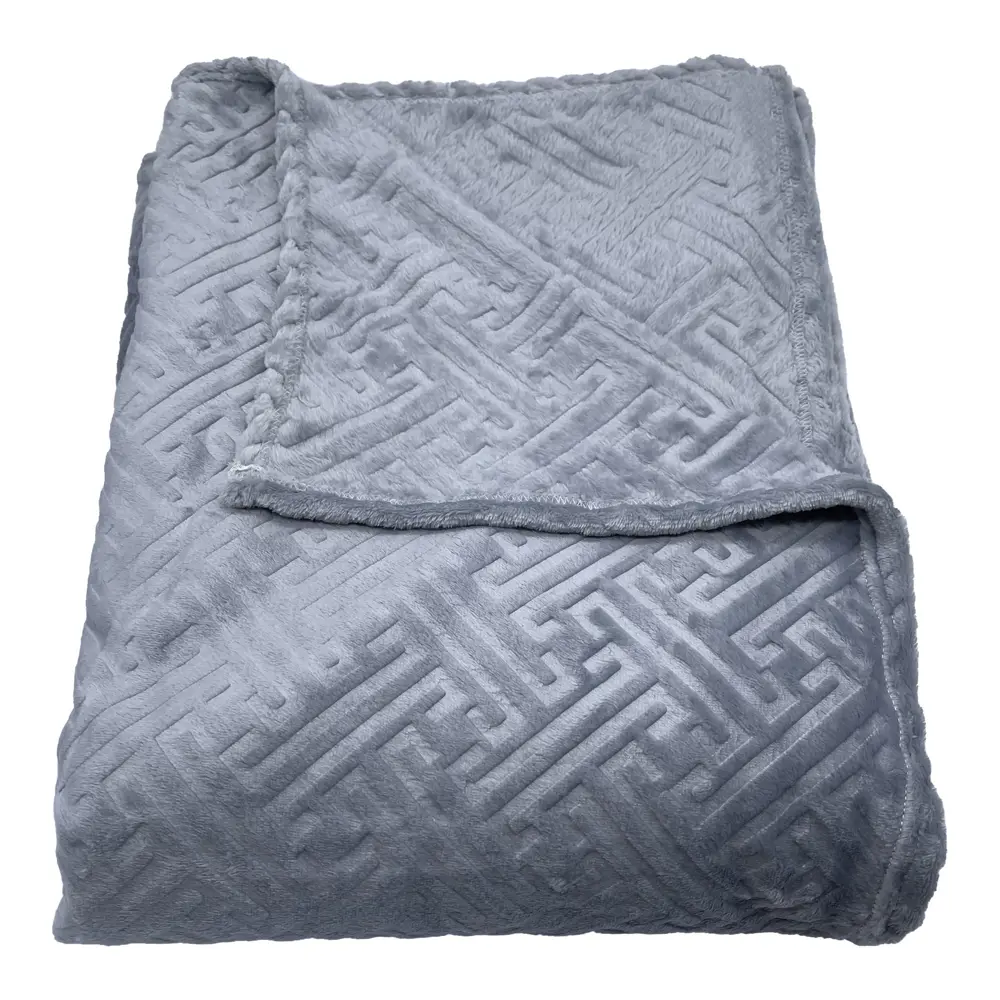 Плед Ardenza Hanya 150x200 см фланель цвет серый STLM-2028224