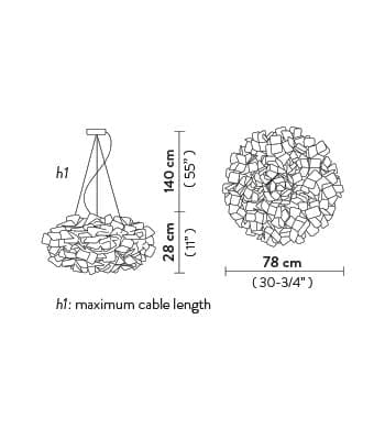 Подвесной светильник из Cristalflex® In Stock Slamp ARCH-00006714 - Вид №3