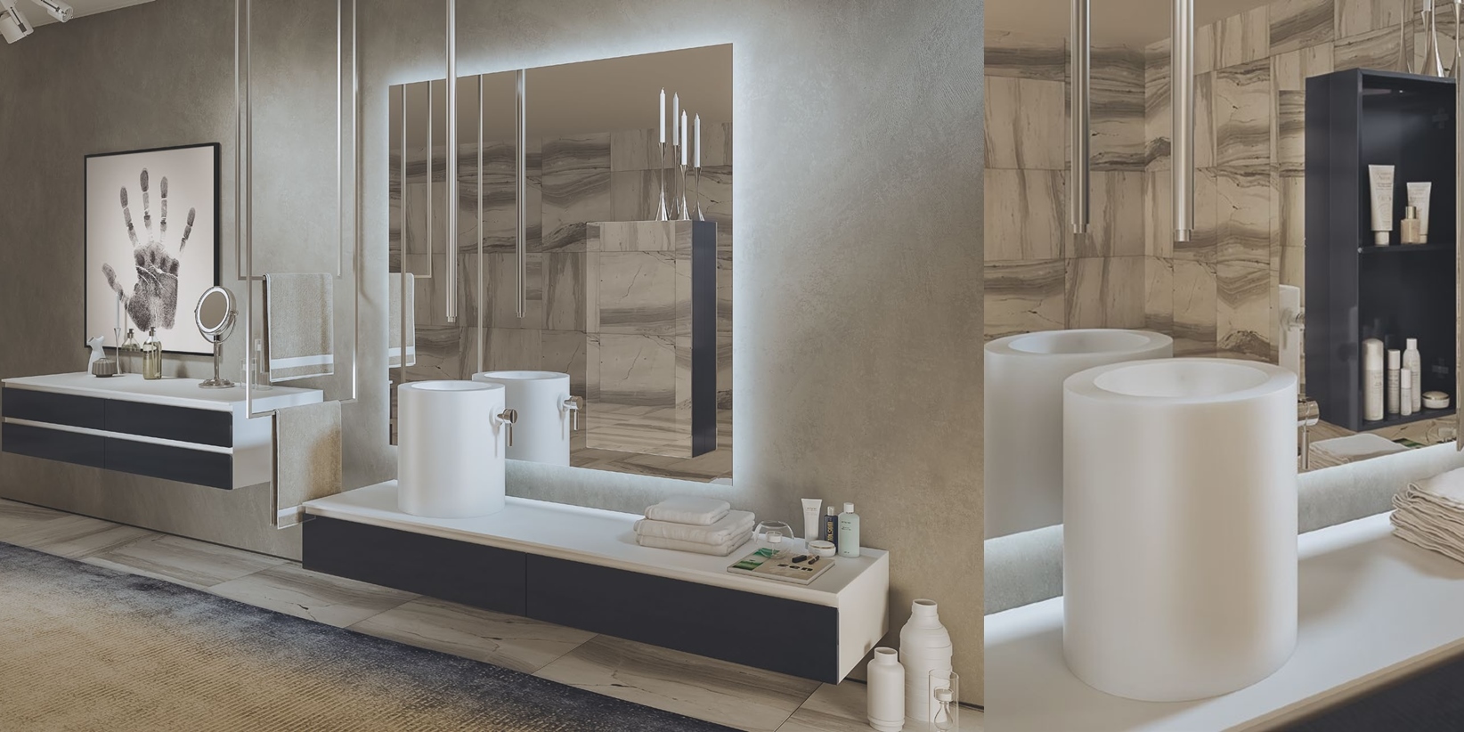 SMT030140 Накладная раковина на столешницу  овальная MOMA Design  - Вид №1