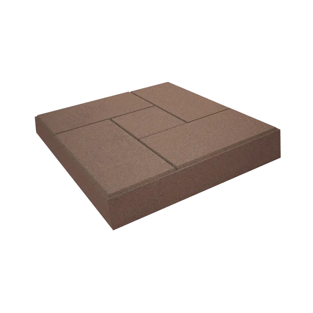 Плитка тротуарная Винт 300x300x60 мм коричневый 82907320 STLM-2180851 Santreyd 