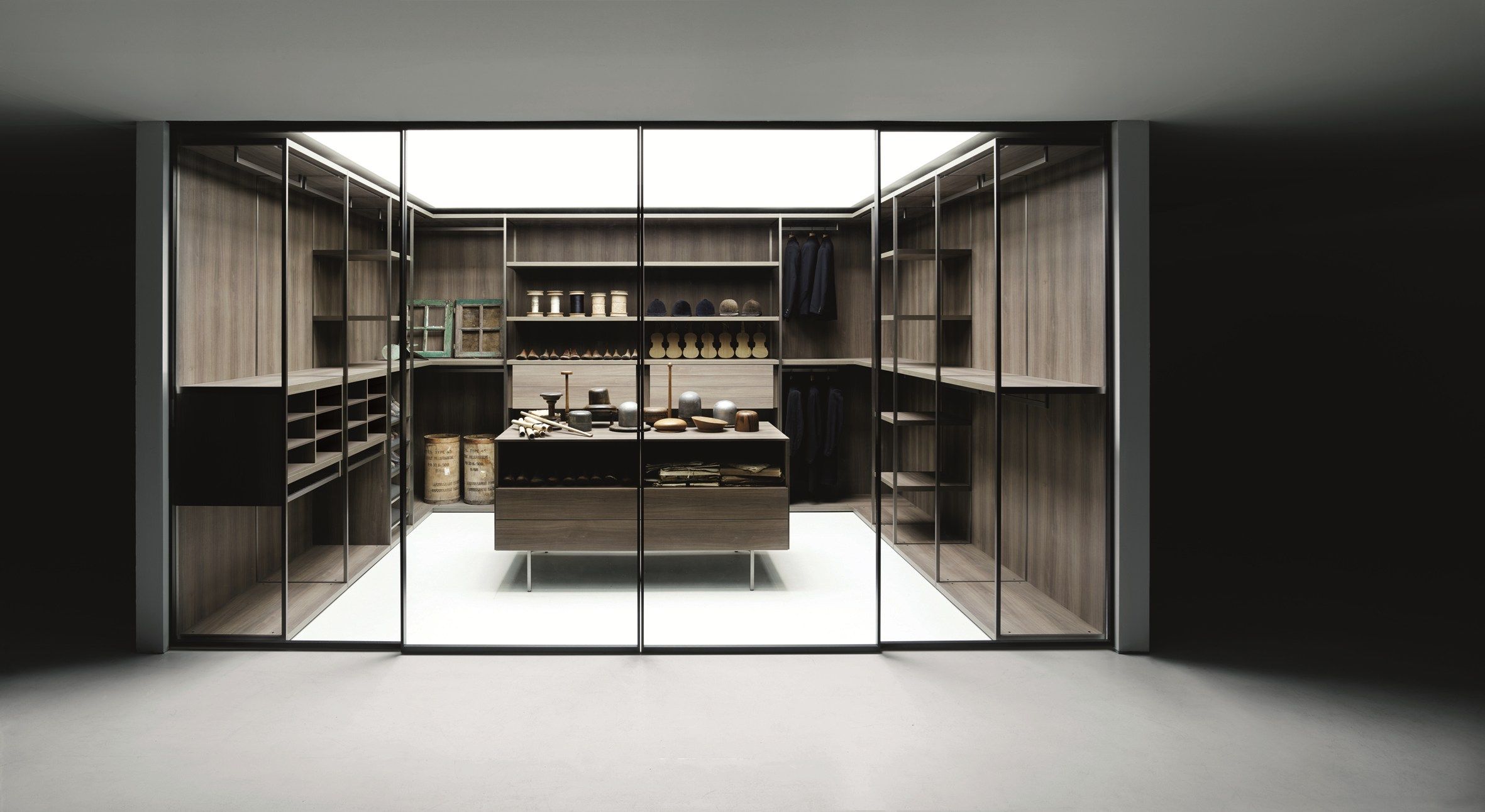 Модульная система для гардеробных без открытых боковин Boffi ANTIBES Boiserie ARCH-00067529 - Вид №5