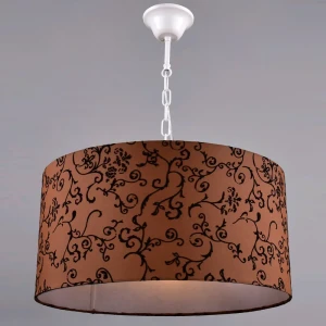 Светильник подвесной Арго 3 лампы 10 м² цвет коричневый