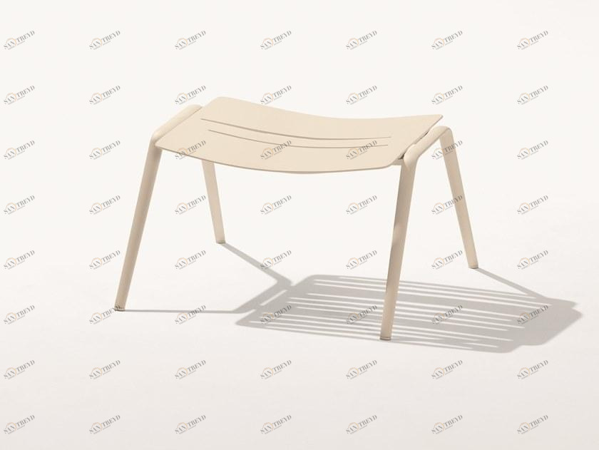 FAST Прямоугольная подставка для ног из алюминия Zebra 407