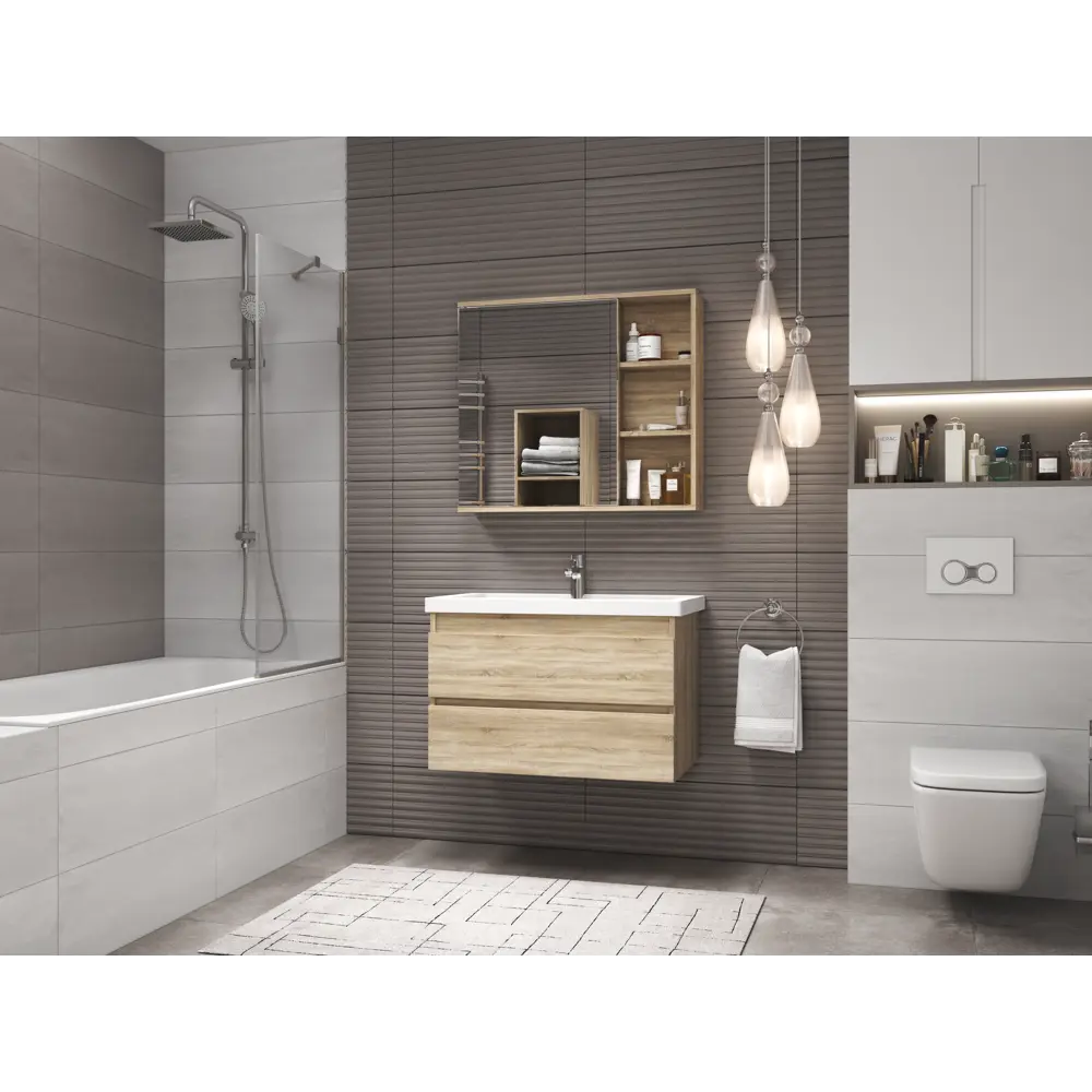 Зеркальный шкаф Vigo Matteo для ванной с системой хранения 83404376 STLM-0040956 - Вид №7