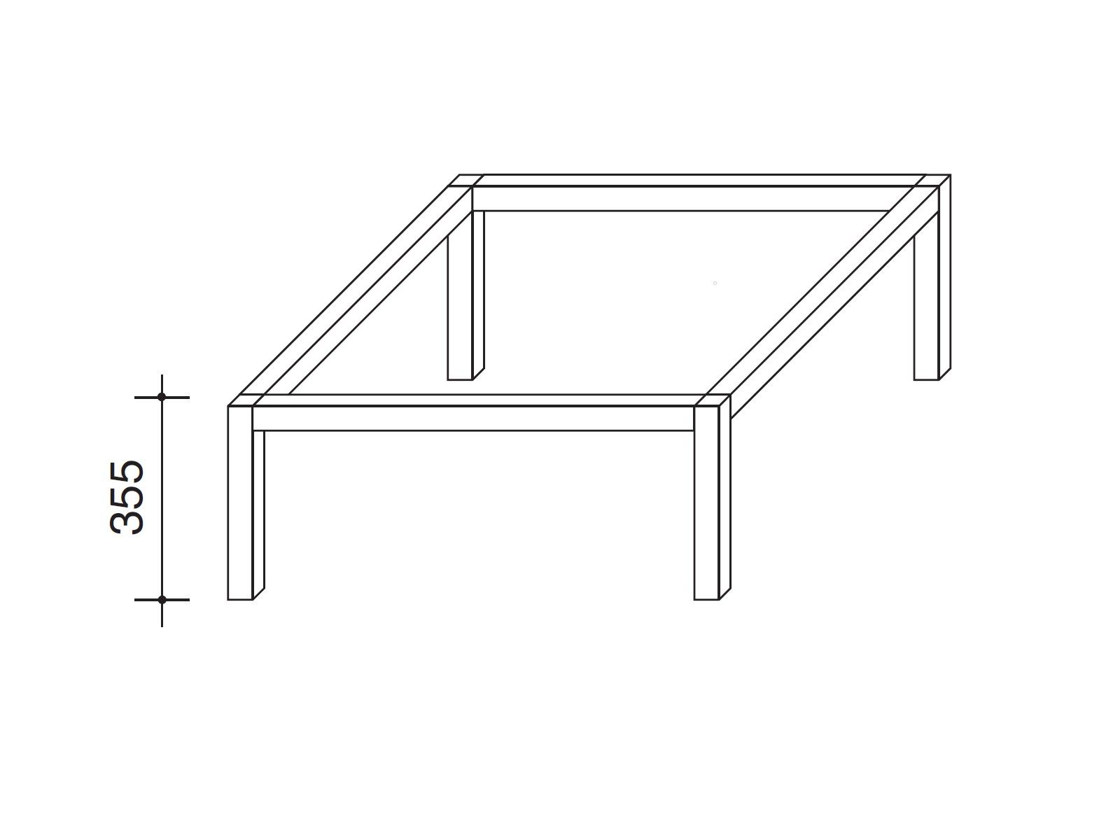 Низкий журнальный столик Lema двойник ARCH-00071039 - Вид №3