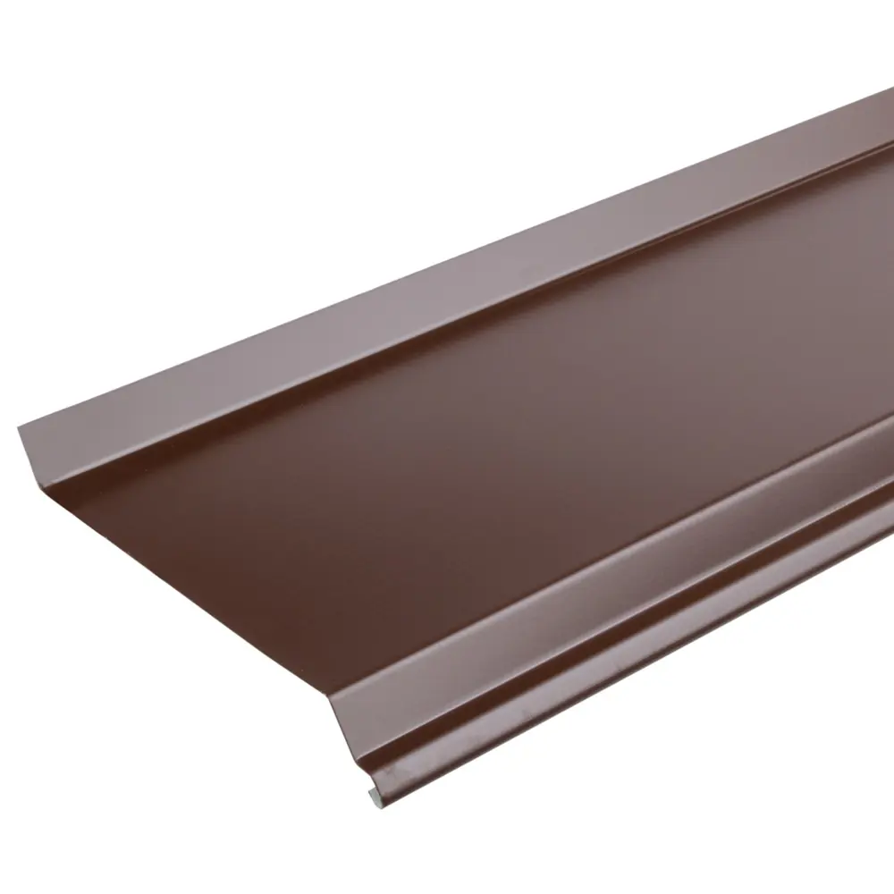 Отлив оцинкованный 100x2000 мм коричневый Santreyd STLM-2167257