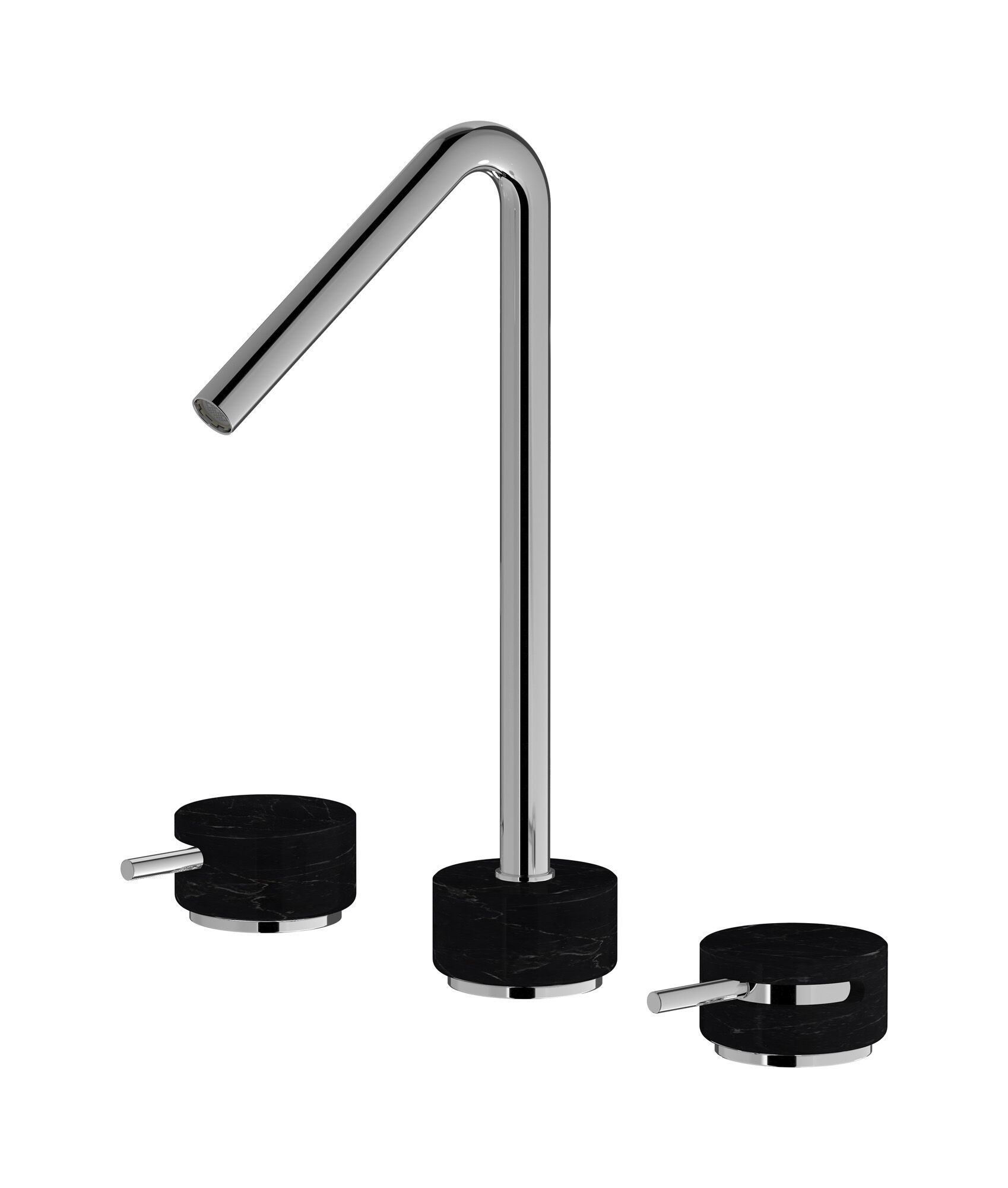 Смеситель для раковины с 3 отверстиями для мраморной столешницы IB мрамор + мрамор Elle ARCH-00068761 - Вид №2