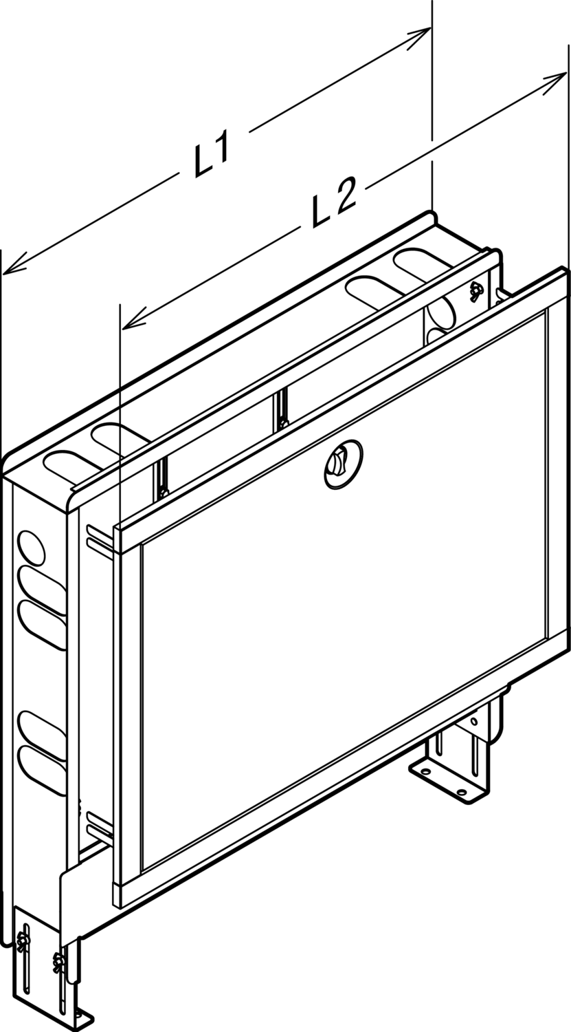 Viega Встраиваемый коллекторный шкаф 1294 (610289) 610 289 - Вид №2