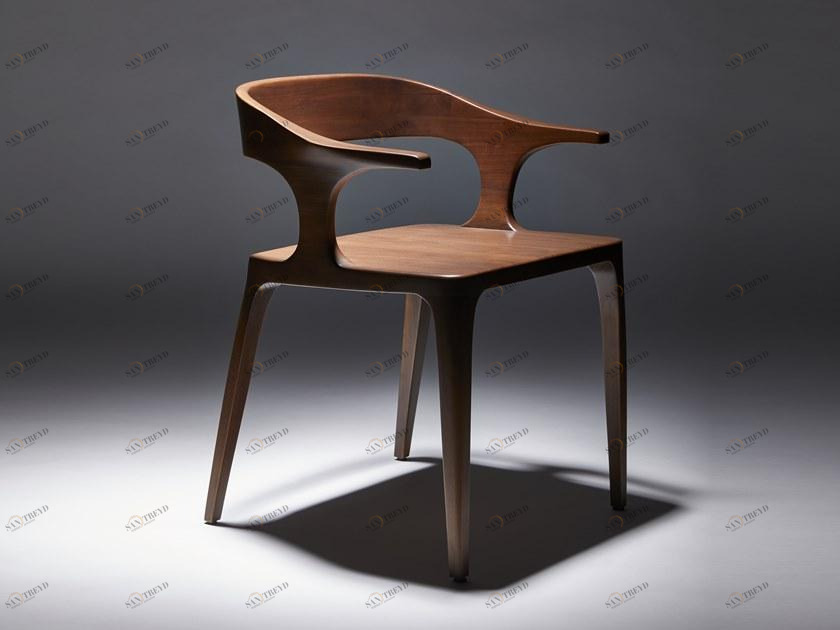 REDA AMALOU DESIGN Стул из орехового дерева sun-id-1479520