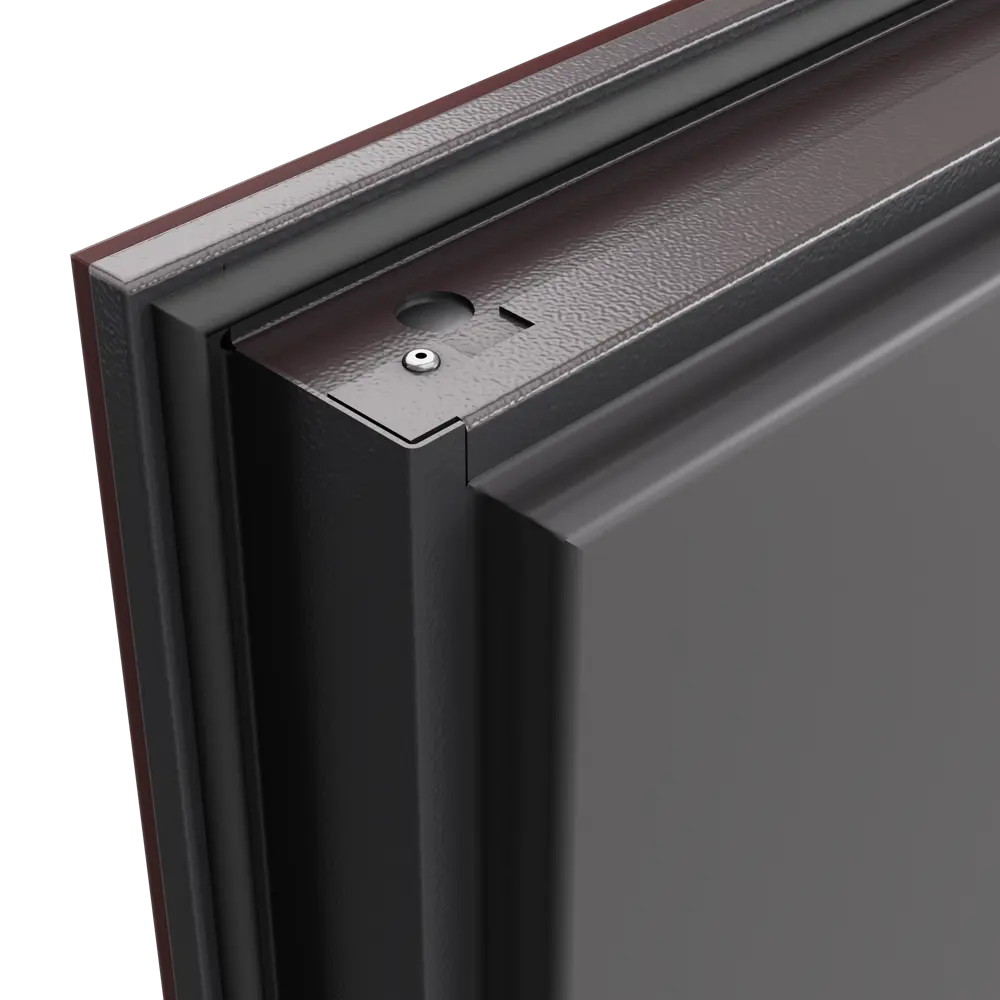 Дверь металлическая Термо РР Стекло, 950 мм, правая, цвет серый TOREX STLM-2017793 - Вид №7