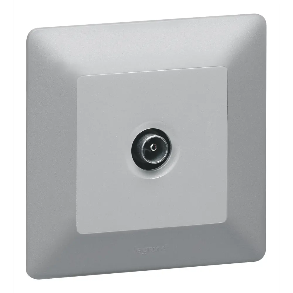 Розетка телевизионная Legrand VLN-L Звезда цвет алюминий Valena Life STLM-2070536 - Вид №1