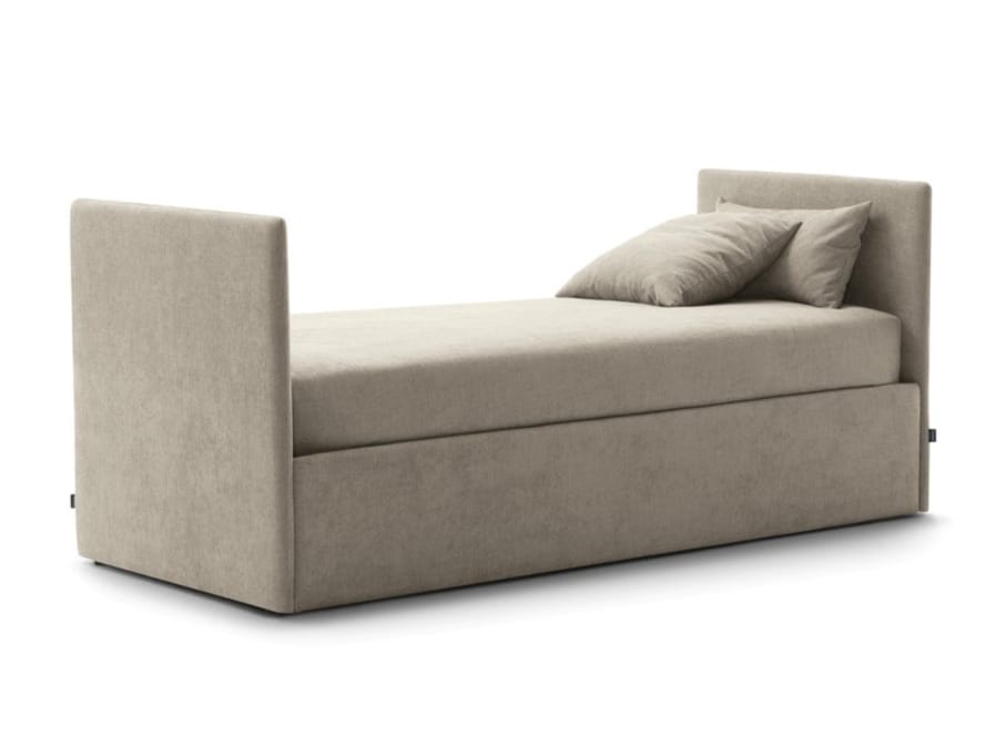 Односпальная кровать с мягким изголовьем Bolzan Line ARCH-00044650