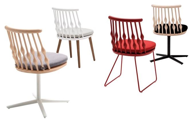 Andreu World Сани стул из бука Nub Si1450 - Вид №5