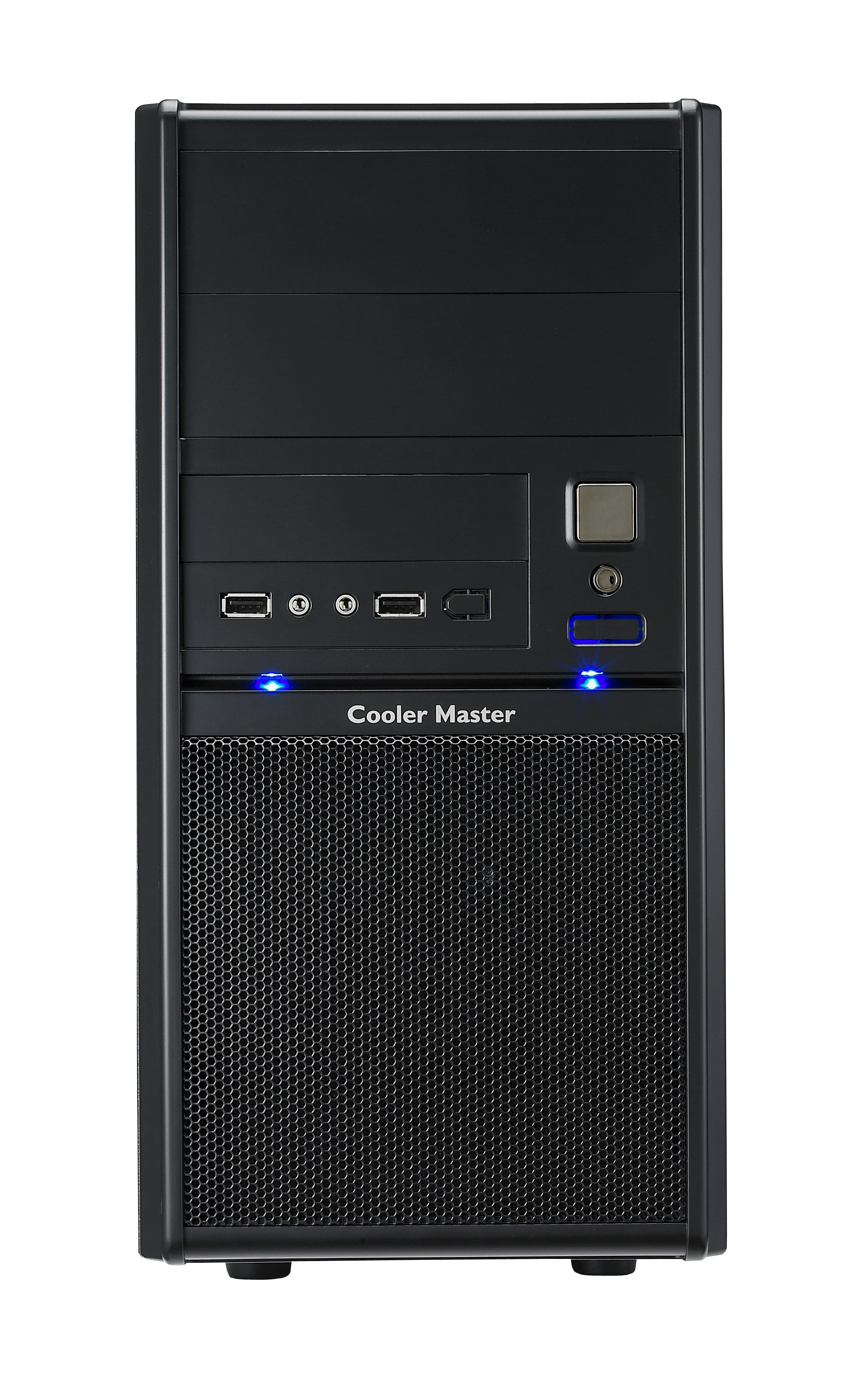 RC-342-KKN6-U3 case elite 342 black/black (2x5.25", 5+1x3.5", 1xusb3.0, 1xusb2.0, 2xaudio, 1x(120x120), w/o ps, up) matx Cooler Master Cooler Master Elite Santreyd  - Вид №1