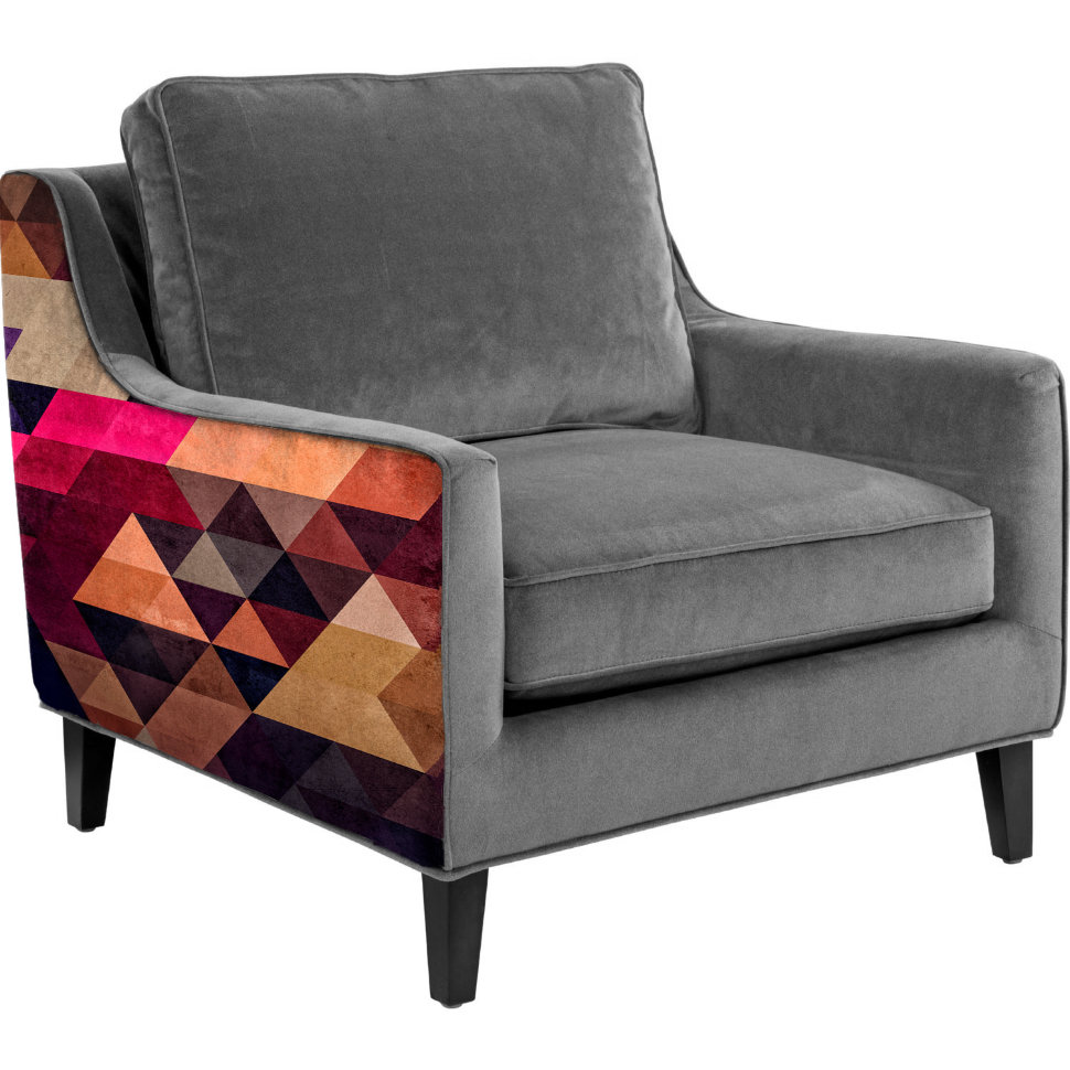 Кресло Triangle Apple Red by James Soares ICON DESIGNE JAMES SOARES 096835 Желтый;коричневый;красный  - Вид №7