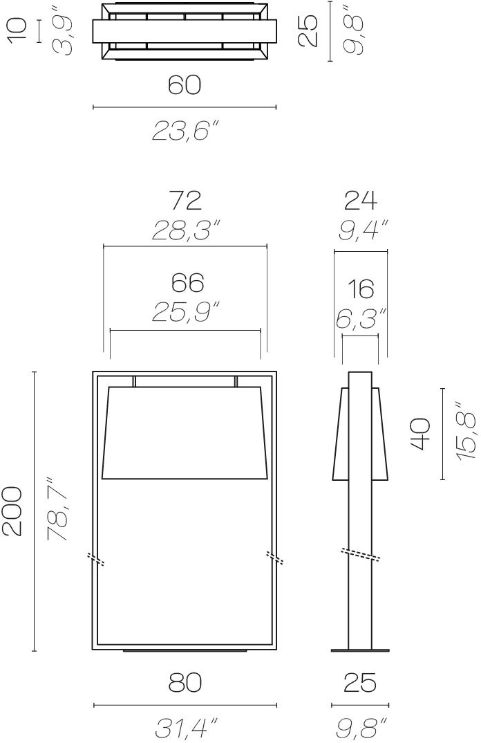 Contardi Торшер из дуба Frame sun-id-1501994 - Вид №5