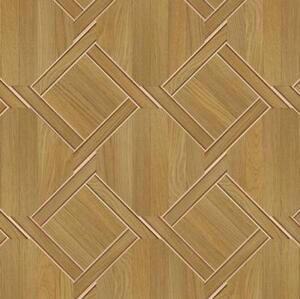 Художественный паркет Da Vinci Щитовой 26-342 Дуб (Гладкая) 500х500 мм.