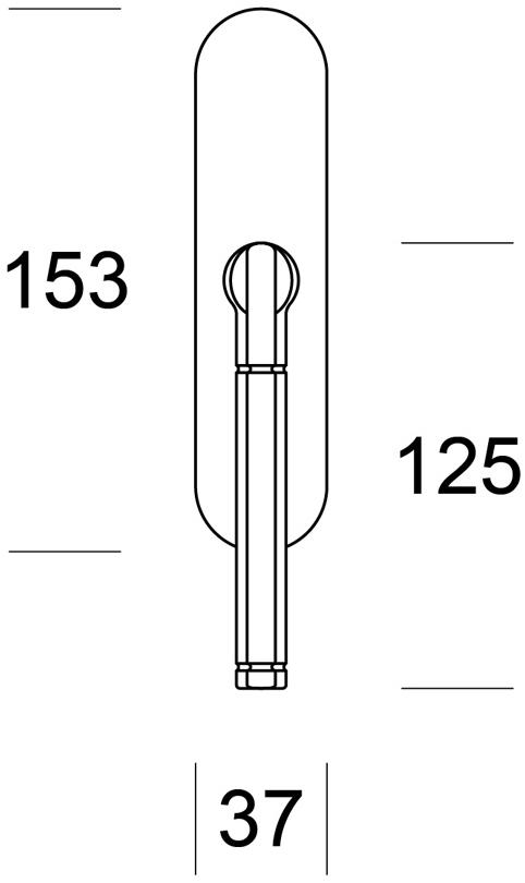 Ento Оконная ручка из латуни dk Celsia 4843bis - Вид №2