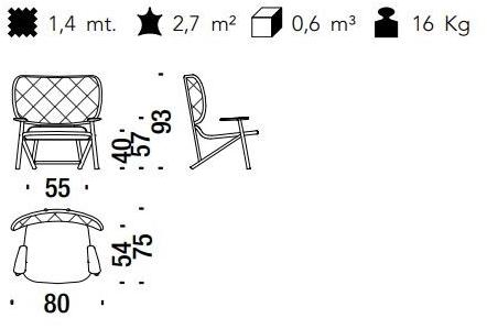 Moroso Кресло со спинкой из венской соломы Klara sun-id-1423576 - Вид №1