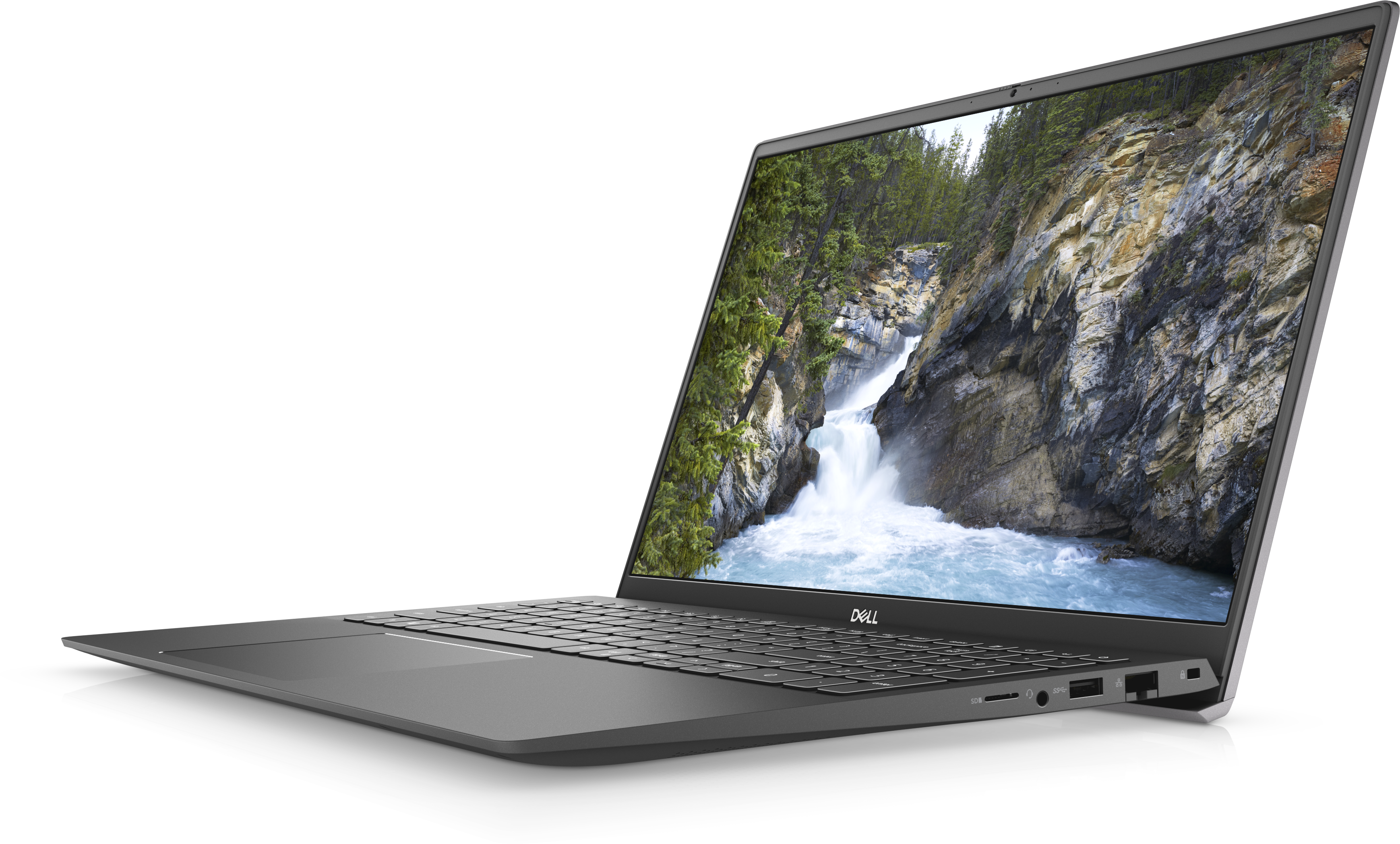 5502-3800 vostro 5502 15.6"(1920x1080 (матовый) wva)/intel core i5 1135g7(2.4ghz)/8192mb/512ssdgb/nodvd/ext:nvidia geforce mx330(2048mb)/cam/bt/wifi/war 1y/1.64kg/vintage gray/linux + backlit Dell Santreyd  - Вид №2