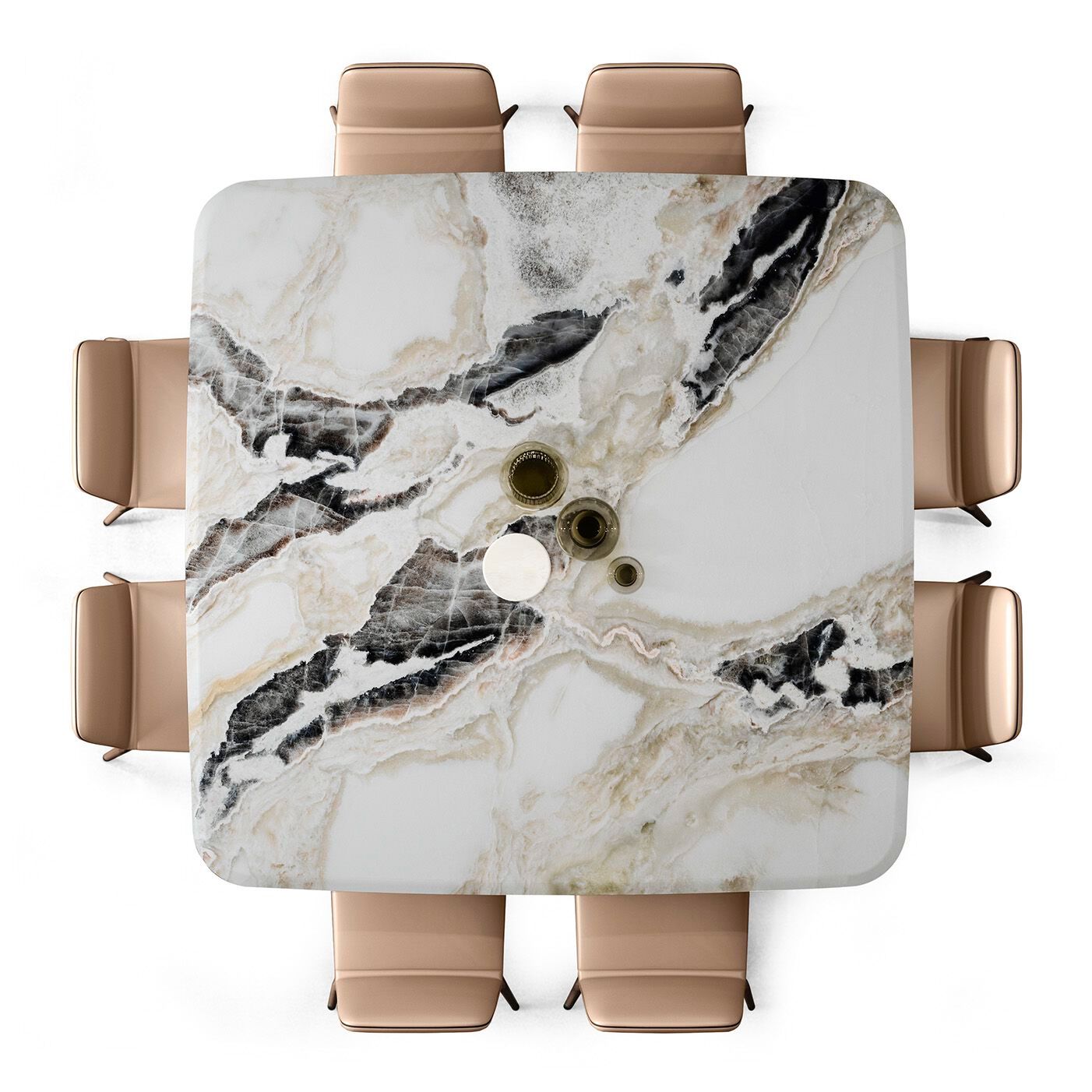 Мягкий стул из ткани без подлокотников CEPPI Evergreen ARCH-00047820 - Вид №1