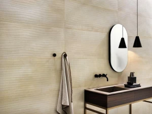 Italgraniti Белая плитка для стен с эффектом металла Metaline wall